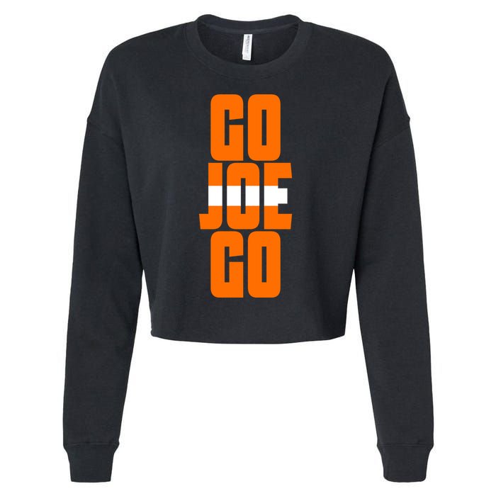Go Joe Go Cleveland Football Cropped Pullover Crew