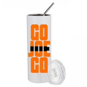 Go Joe Go Cleveland Football Stainless Steel Tumbler