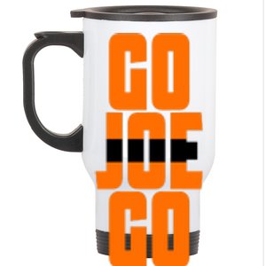 Go Joe Go Cleveland Football Stainless Steel Travel Mug