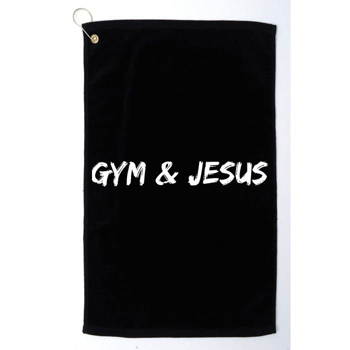 Gym & Jesus Golf Towel