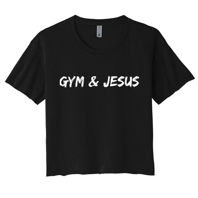 Gym & Jesus Crop Top