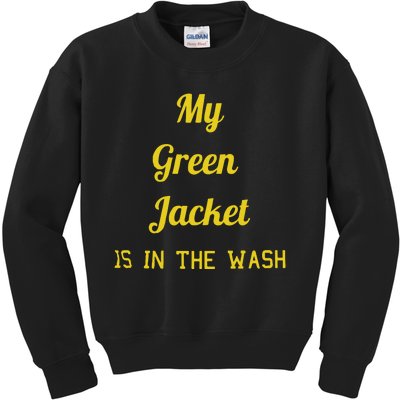 Green Jacket Golf Kids Sweatshirt