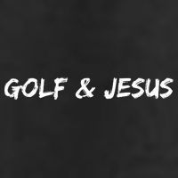 Golf & Jesus 7 Panel Mesh Trucker Snapback Hat