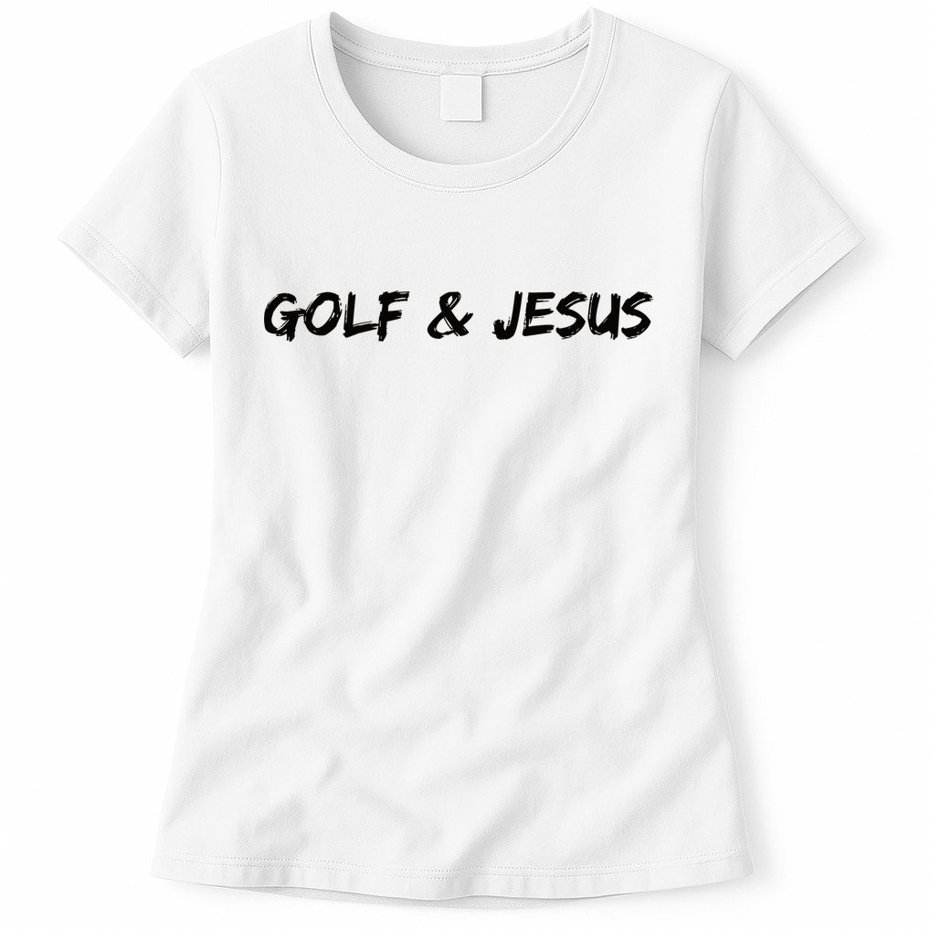 Golf & Jesus Womens T-Shirt