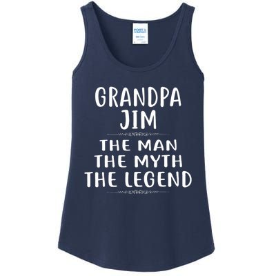 Grandpa JIM He Man He Myth He Legend Jim Jimmy Ladies Essential Tank