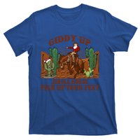 Giddyup Jingle Horse Pick Up Your Feet Cow Santa Xmas Gift T-Shirt