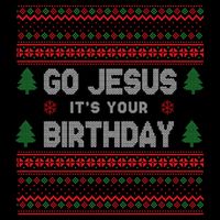 Go Jesus It's Your Birthday Ugly Christmas Impact Tech Backpack