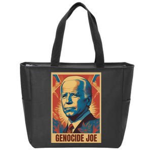 Genocide Joe Impeach Biden Palestine Gaza Zip Tote Bag