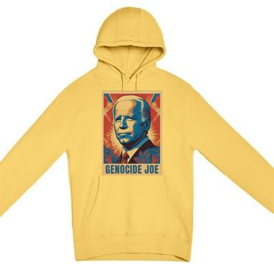 Genocide Joe Impeach Biden Palestine Gaza Premium Pullover Hoodie