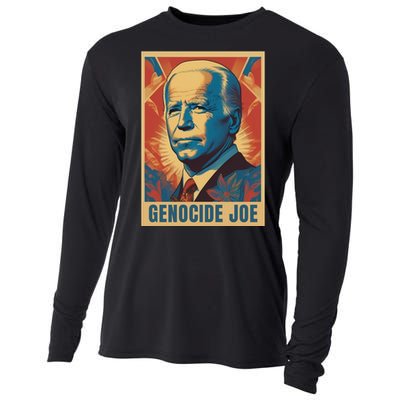 Genocide Joe Impeach Biden Palestine Gaza Cooling Performance Long Sleeve Crew