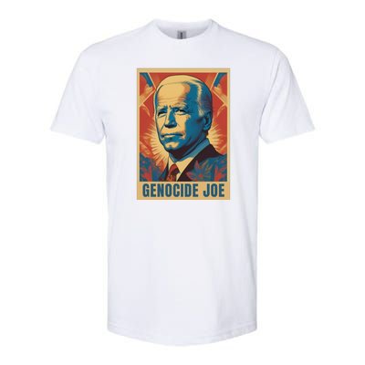 Genocide Joe Impeach Biden Palestine Gaza Softstyle CVC T-Shirt