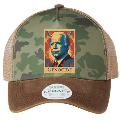 Genocide Joe Impeach Biden Palestine Gaza Legacy Tie Dye Trucker Hat