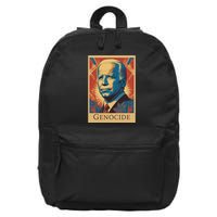Genocide Joe Impeach Biden Palestine Gaza 16 in Basic Backpack
