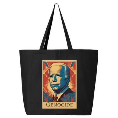 Genocide Joe Impeach Biden Palestine Gaza 25L Jumbo Tote
