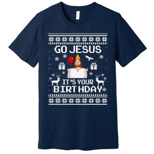 Go Jesus! Its Your Birthday Funny Christmas Fun Xmas Premium T-Shirt