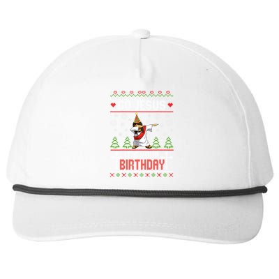 Go Jesus ItS Your Birthday Ugly Christmas Funny Gift Snapback Five-Panel Rope Hat