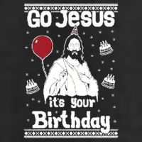 Go Jesus Its Your Birthday Ugly Christmas Adult Drive Performance Visor