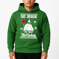 Go Jesus Its Your Birthday Ugly Christmas Hoodie