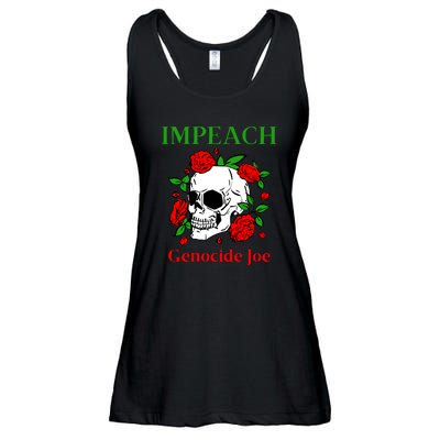 Genocide Joe Impeach Biden Palestine Gaza Ladies Essential Flowy Tank