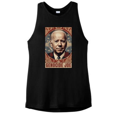 Genocide Joe Impeach Biden Palestine Gaza Ladies PosiCharge Tri-Blend Wicking Tank