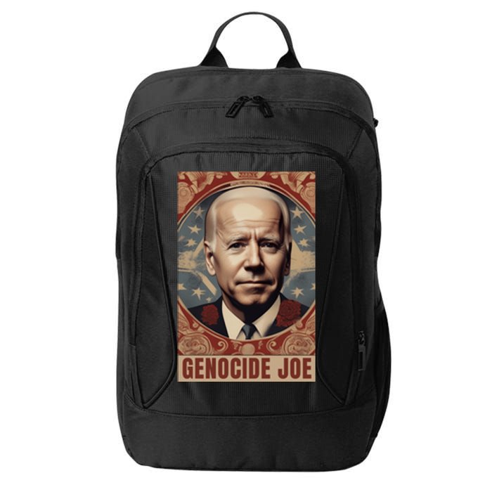 Genocide Joe Impeach Biden Palestine Gaza City Backpack