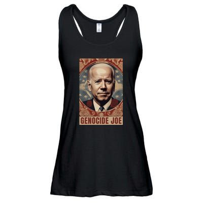 Genocide Joe Impeach Biden Palestine Gaza Ladies Essential Flowy Tank