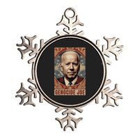 Genocide Joe Impeach Biden Palestine Gaza Metallic Star Ornament