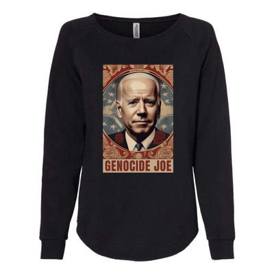 Genocide Joe Impeach Biden Palestine Gaza Womens California Wash Sweatshirt