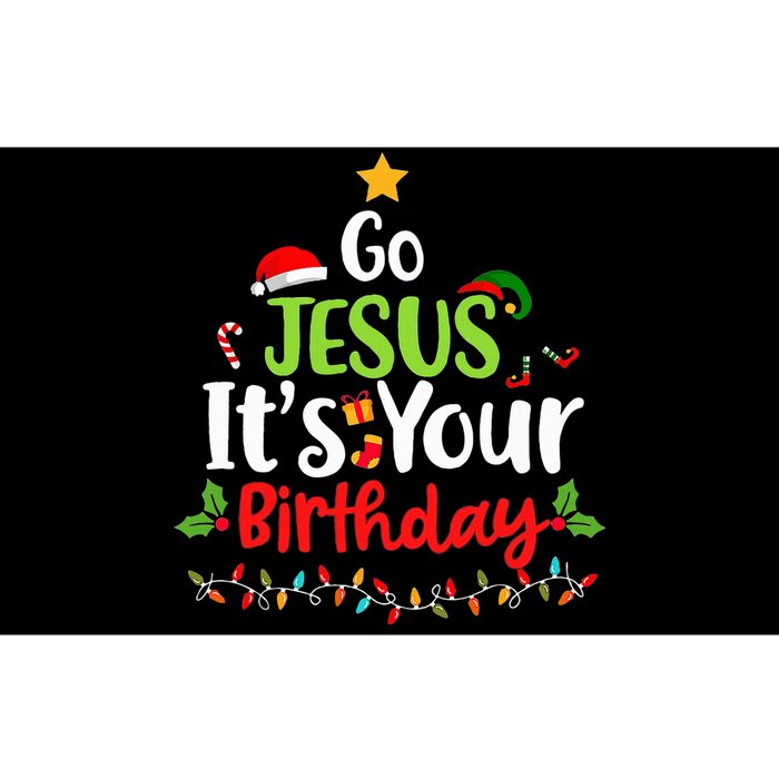 Go Jesus Its Your Birthday Funny Christmas Bumper Sticker