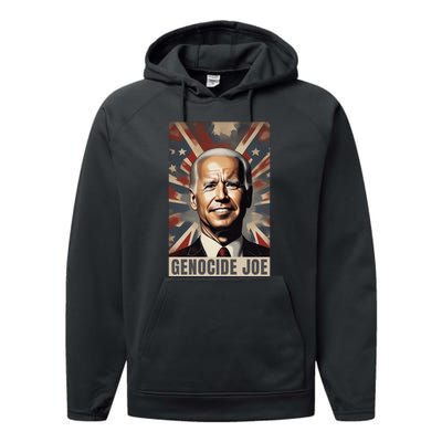 Genocide Joe Impeach Biden Palestine Gaza Performance Fleece Hoodie