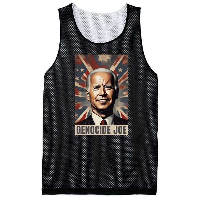 Genocide Joe Impeach Biden Palestine Gaza Mesh Reversible Basketball Jersey Tank