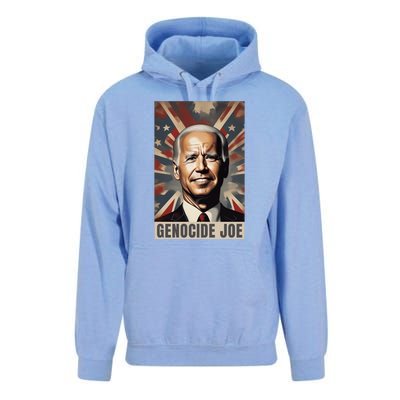 Genocide Joe Impeach Biden Palestine Gaza Unisex Surf Hoodie