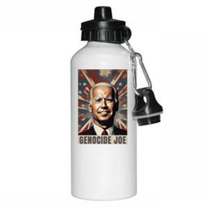 Genocide Joe Impeach Biden Palestine Gaza Aluminum Water Bottle