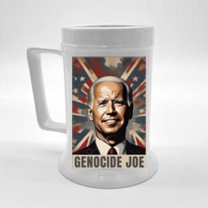 Genocide Joe Impeach Biden Palestine Gaza Beer Stein