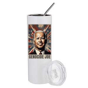 Genocide Joe Impeach Biden Palestine Gaza Stainless Steel Tumbler