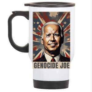 Genocide Joe Impeach Biden Palestine Gaza Stainless Steel Travel Mug