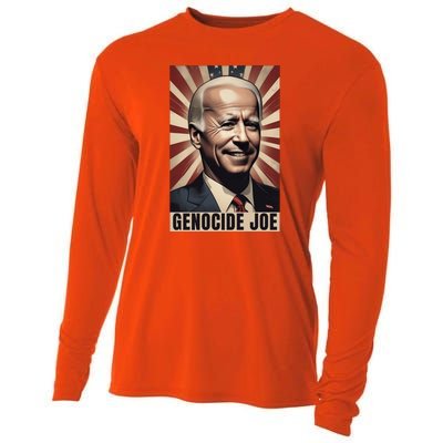 Genocide Joe Impeach Biden Palestine Gaza Cooling Performance Long Sleeve Crew