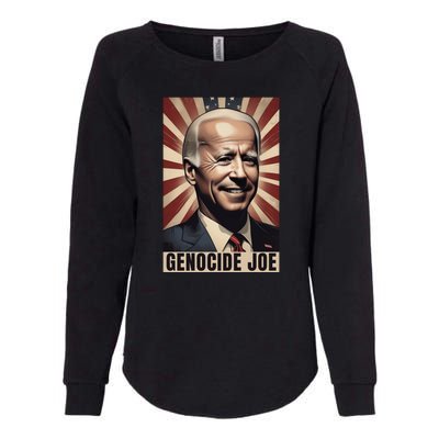 Genocide Joe Impeach Biden Palestine Gaza Womens California Wash Sweatshirt