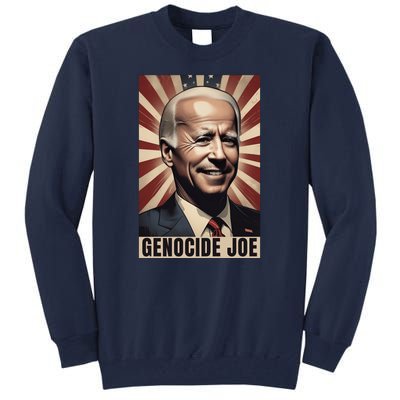 Genocide Joe Impeach Biden Palestine Gaza Tall Sweatshirt