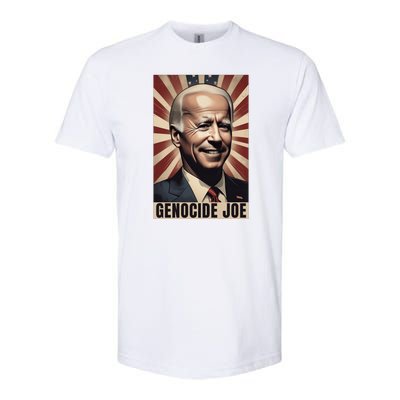 Genocide Joe Impeach Biden Palestine Gaza Softstyle CVC T-Shirt