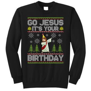 Go Jesus it's Your Birthday Ugly Christmas Sweater Sweatshirt