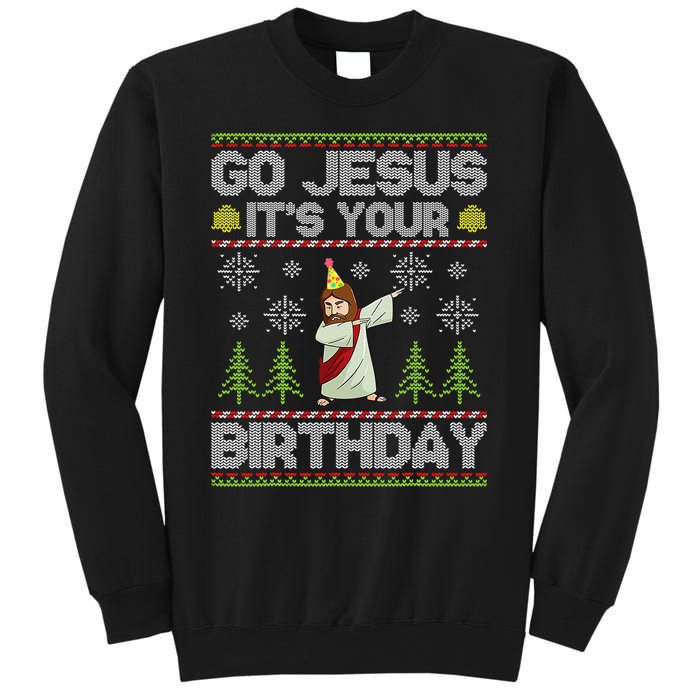 Go Jesus it's Your Birthday Ugly Christmas Sweater Sweatshirt