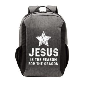 Girls Jesus Is The Reason For The Season Christmas Christian Vector Backpack