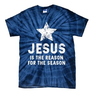 Girls Jesus Is The Reason For The Season Christmas Christian Tie-Dye T-Shirt