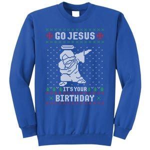 Go Jesus Its Your Birthday Christmas Dabbing Jesus Dab Cool Gift Sweatshirt