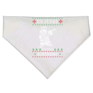 Go Jesus Its Your Birthday Christmas Dabbing Jesus Dab Cool Gift USA-Made Doggie Bandana