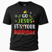 Go Jesus Its Your Birthday Funny Christmas Cooling Performance Crew T-Shirt