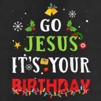 Go Jesus Its Your Birthday Funny Christmas Adult Drive Performance Visor