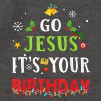 Go Jesus Its Your Birthday Funny Christmas Vector Backpack