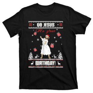 Go Jesus It's Your Birthday Ugly Christmas Party T-Shirt